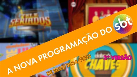 Tem programação nova no nosso .